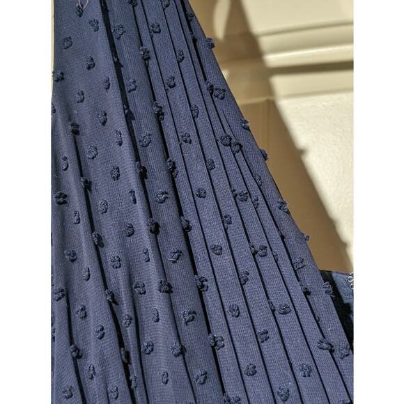 J CREW Sleeveless Marlowe Dress in Navy Swiss Dot Womens Sz 4 - Picture 5 of 9